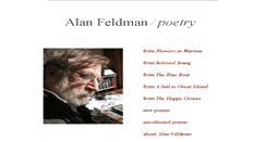 Desktop Screenshot of alanfeldmanpoetry.com